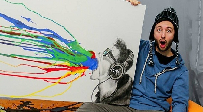 Quand un artiste dessine avec la lumière - VIDEO